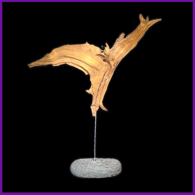 Holzskulptur 'Guardian Angel'