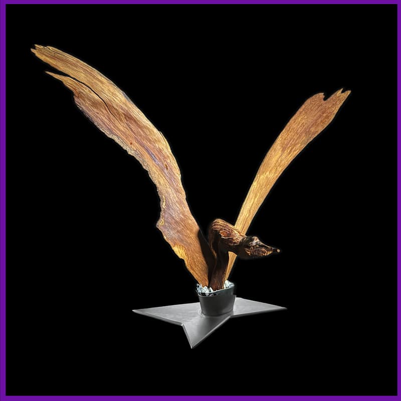 Holzskulptur 'PHÖNIX'