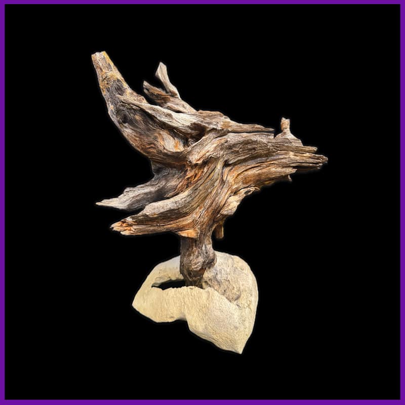 Holzskulptur 'Wave'